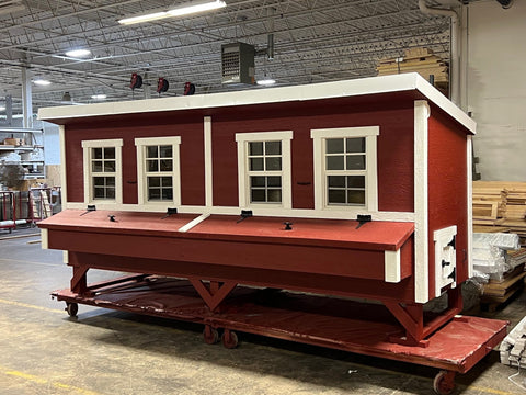 Jumbo Chicken Coop - Up to 30 Chickens, front view