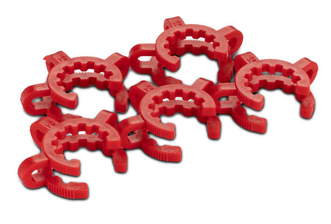 5 pack plastic Keck clips for 24/40 joints