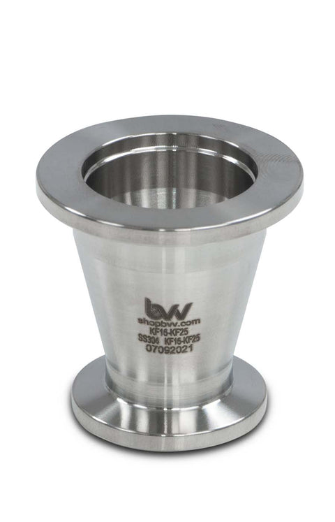 KF vacuum flange reducer adapter