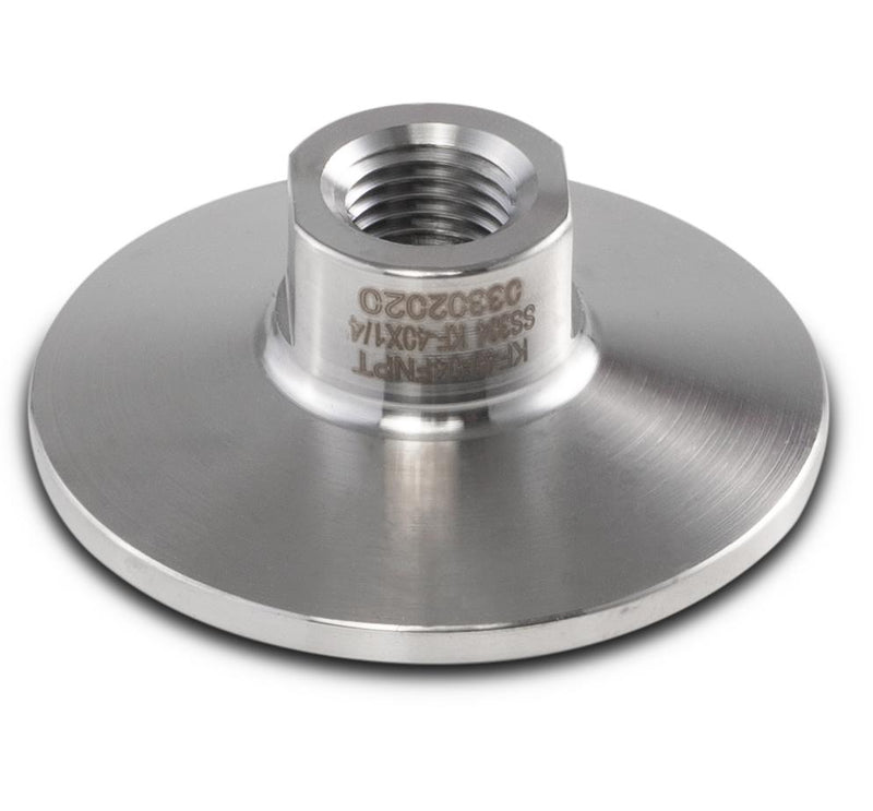 Load image into Gallery viewer, KF-40 Stainless Steel FNPT End Cap
