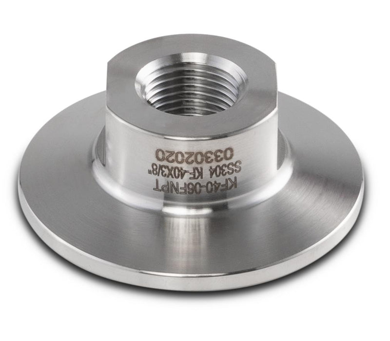 Load image into Gallery viewer, KF-40 Stainless Steel FNPT End Cap
