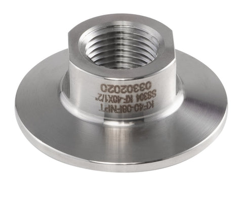 KF-40 Stainless Steel FNPT End Cap, additional product view 2