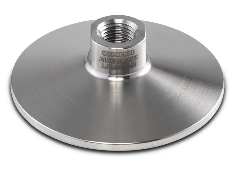 Load image into Gallery viewer, KF-50 Stainless Steel FNPT End Cap
