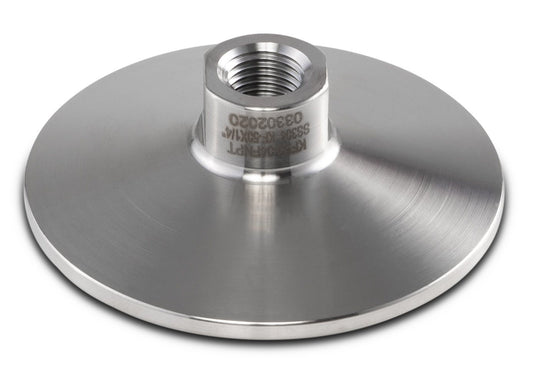 KF-50 Stainless Steel FNPT End Cap