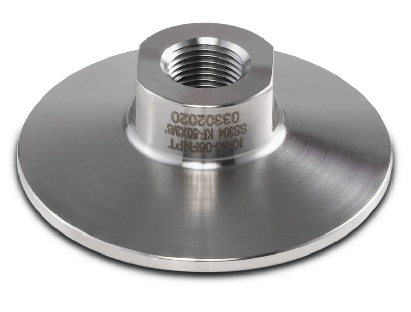 Load image into Gallery viewer, KF-50 Stainless Steel FNPT End Cap

