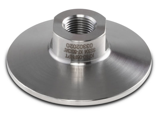 KF-50 Stainless Steel FNPT End Cap