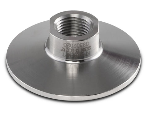 KF-50 stainless steel FNPT end cap
