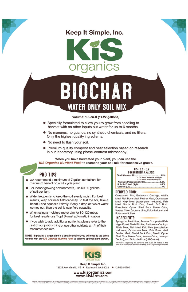 Load image into Gallery viewer, KIS Organics Biochar Soil Mix
