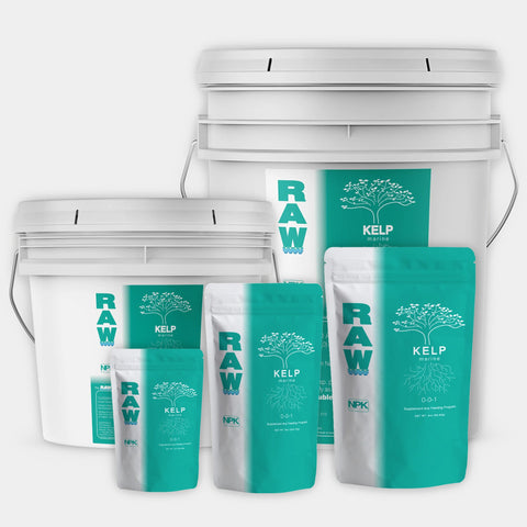 RAW Kelp water soluble biostimulant package