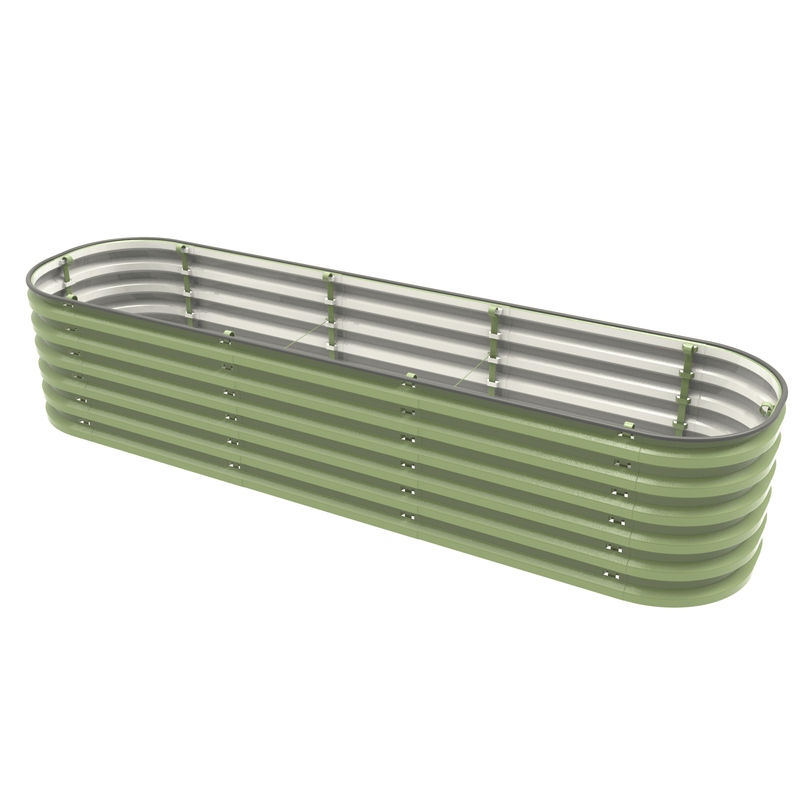Load image into Gallery viewer, Gro-Rite "No Tools Needed" Premium Metal Raised Garden Bed Kit
