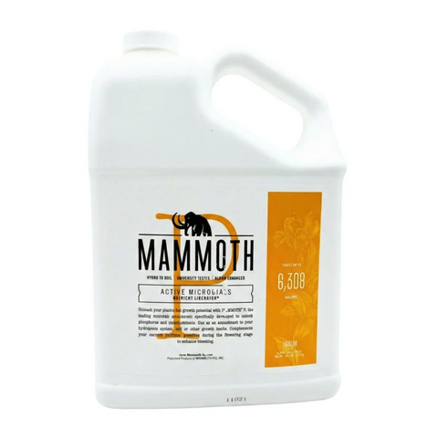Mammoth P active microbials supplement package