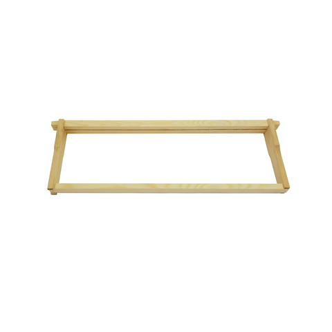 Hoover Hives wooden medium super frames, front