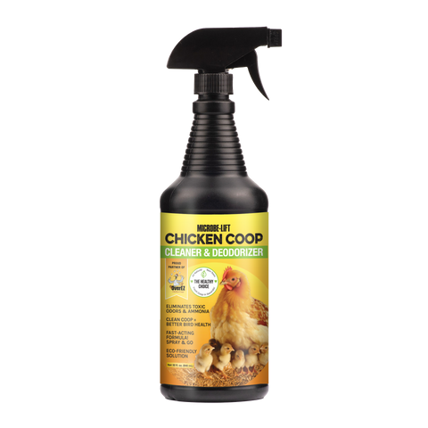 Microbe-Lift chicken coop cleaner and deodorizer, 32 ounce