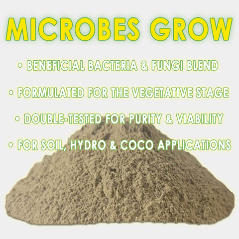 RAW Microbes Grow Stage | Beneficial Bacteria & Fungi | Root & Vegetative Support, additional product view 2