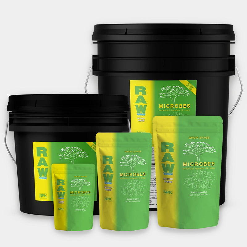 Load image into Gallery viewer, RAW Microbes Grow Stage | Beneficial Bacteria &amp; Fungi | Root &amp; Vegetative Support
