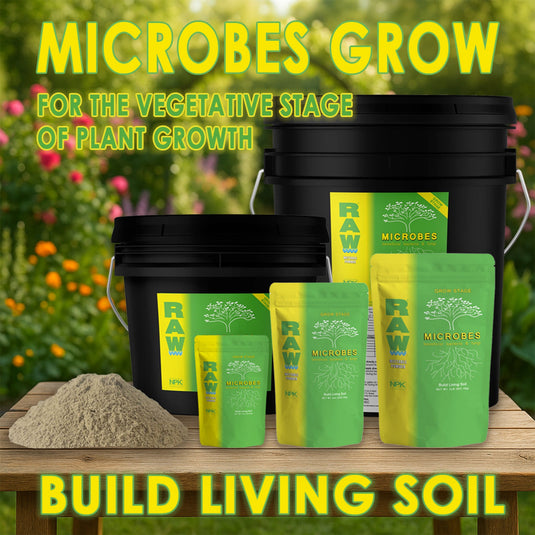 RAW Microbes Grow Stage | Beneficial Bacteria & Fungi | Root & Vegetative Support