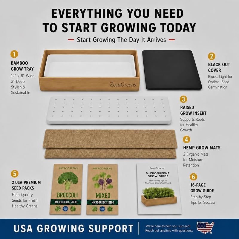 Load image into Gallery viewer, Microgreens Growing Kit Self Watering
