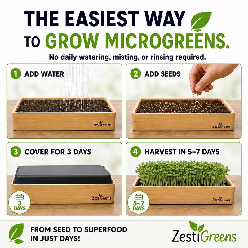 Load image into Gallery viewer, Microgreens Growing Kit Self Watering
