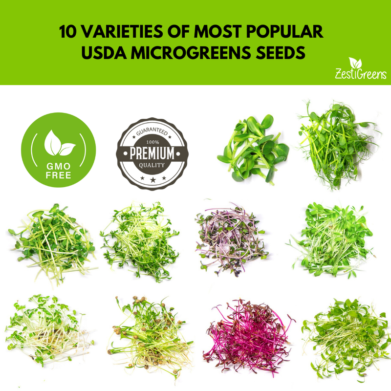 Load image into Gallery viewer, Organic Variety Pack Microgreens Seeds
