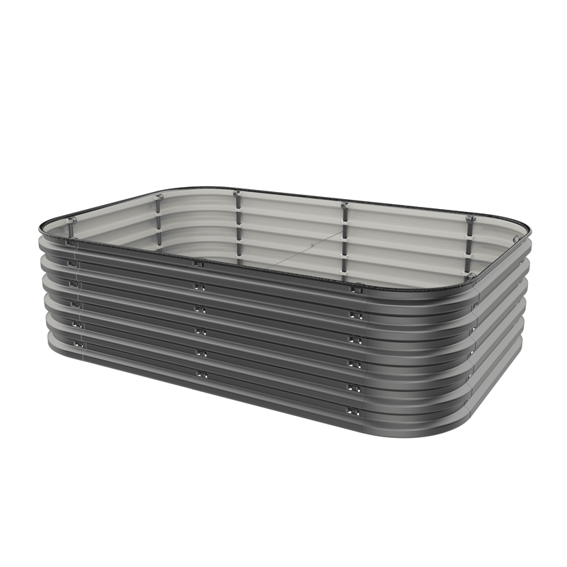 Load image into Gallery viewer, Gro-Rite "No Tools Needed" Premium Metal Raised Garden Bed Kit
