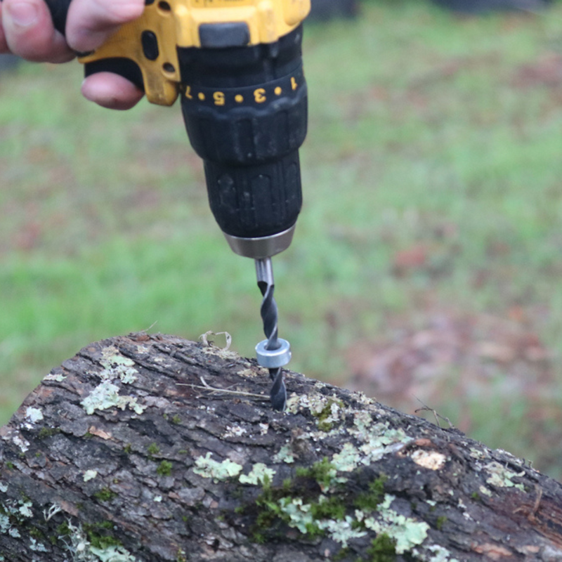 Load image into Gallery viewer, Lion's Mane Mushroom Outdoor Log Starter Kit
