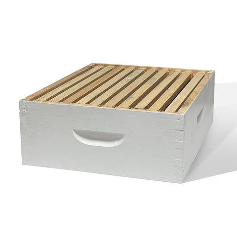 NuBee 10-frame medium super box, painted and assembled, front