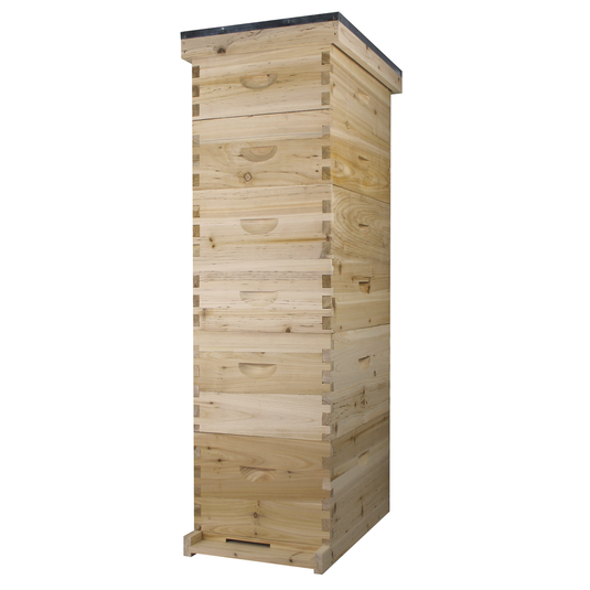 Nubee 8 Frame Beehive - (2)Deeps & (4)Mediums