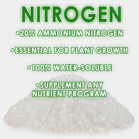 RAW Nitrogen | 20% Ammonium Nitrogen | Water-Soluble Supplement