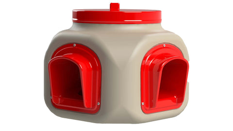 OverEZ compact chicken feeder