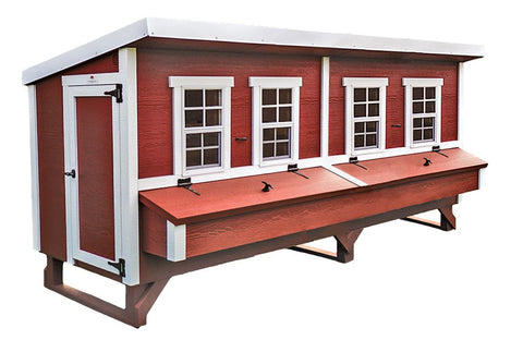 Jumbo chicken coop for up to 30 chickens
