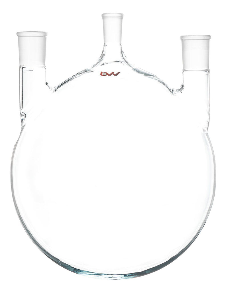 Load image into Gallery viewer, 3 Neck Heavy Wall Round Bottom Flask - USA Made
