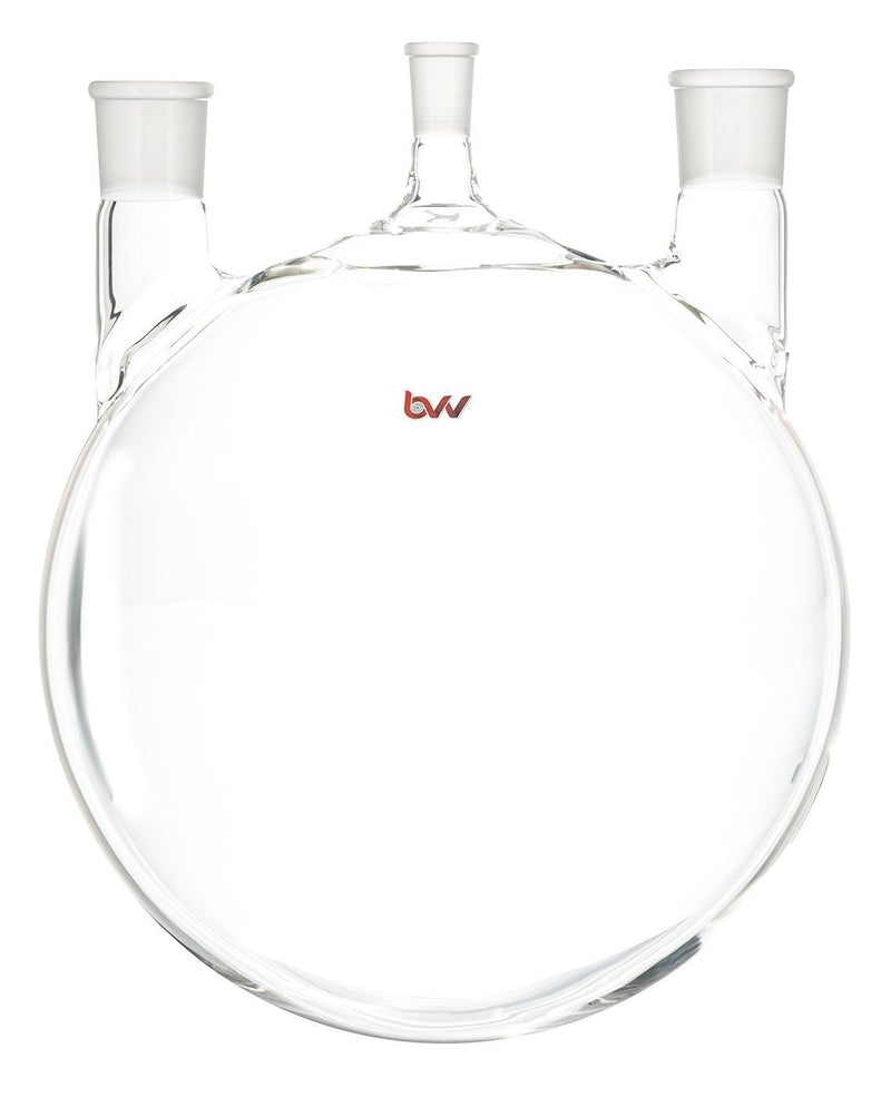 Load image into Gallery viewer, 3 Neck Heavy Wall Round Bottom Flask - USA Made
