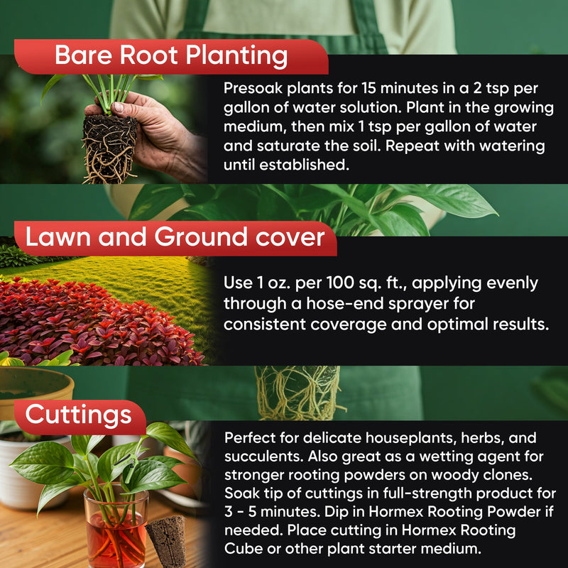 Load image into Gallery viewer, Hormex Rooting Hormone Concentrate with B1 – Root Growth Stimulator for Stronger, Thriving Plants - Prevents Transplant Shock - Hydroponics, Houseplants, Gardens, Trees, Fruits and Vegetables
