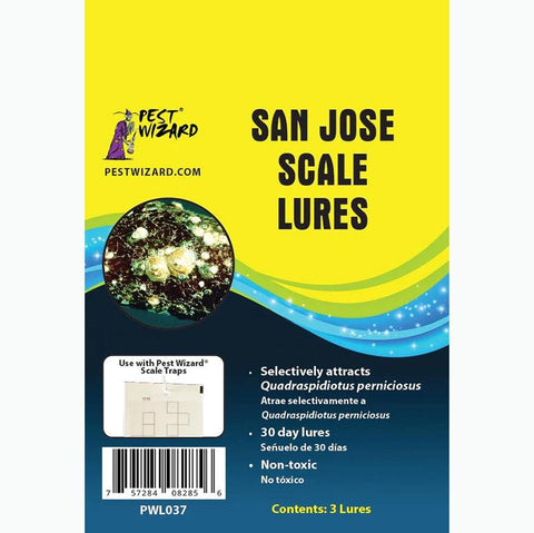 Pest Wizard San Jose Scale pheromone lure 3-pack packaging