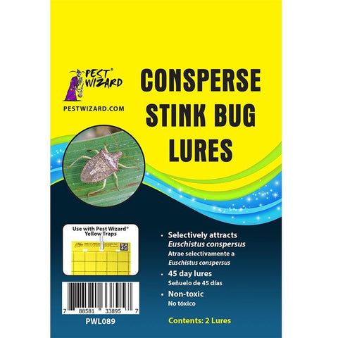 Pest Wizard Consperse Stink Bug pheromone lure 2-pack packaging