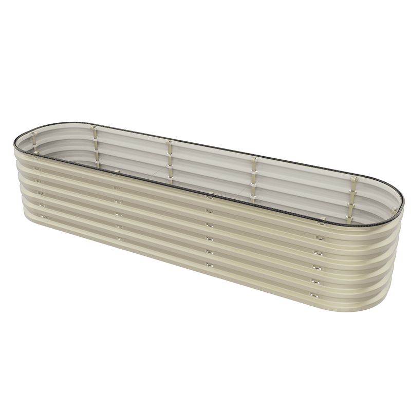Load image into Gallery viewer, Gro-Rite "No Tools Needed" Premium Metal Raised Garden Bed Kit
