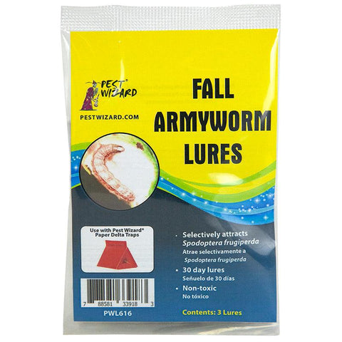 Pest Wizard Fall Armyworm pheromone lure 3-pack packaging