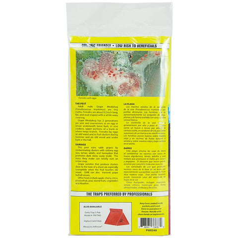 Pest Wizard Grape Mealybug trap kit components