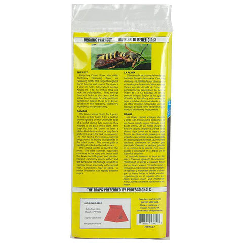 Pest Wizard Raspberry Crown Borer trap kit components