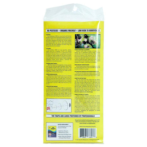 Pest Wizard Vine Mealybug trap kit components laid out
