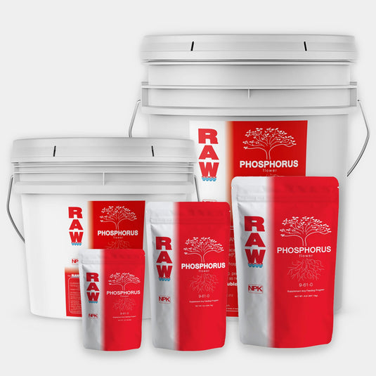 RAW Phosphorus | 61% Water-Soluble Phosphate + Ammonium Nitrogen | Bloom & Root Support