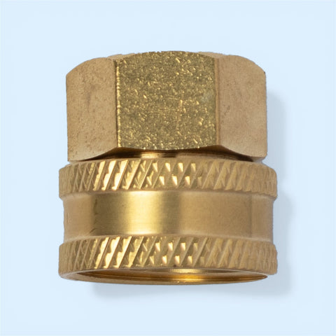 Replacement garden hose adapter for The Chicken Fountain waterer.