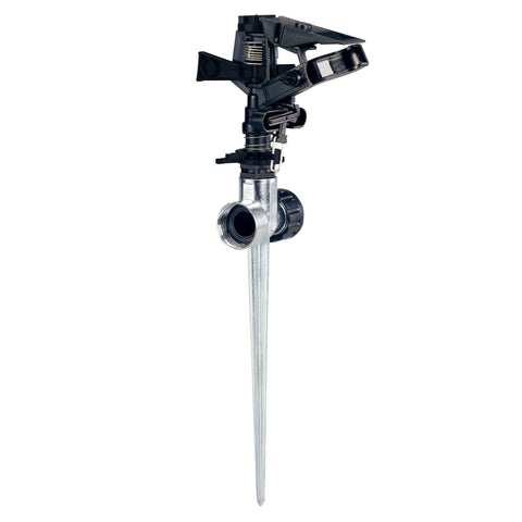 Orbit plastic impact sprinkler on zinc spike
