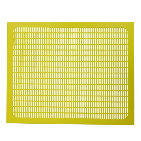 Ceracell food-grade plastic queen excluder with smooth, bee-safe edges.