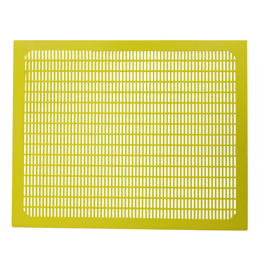 Ceracell food-grade plastic queen excluder with smooth, bee-safe edges.