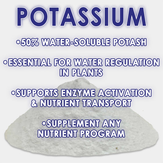 RAW Potassium | 50% Water-Soluble Potash | Potassium Sulfate Supplement