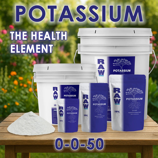 RAW Potassium | 50% Water-Soluble Potash | Potassium Sulfate Supplement