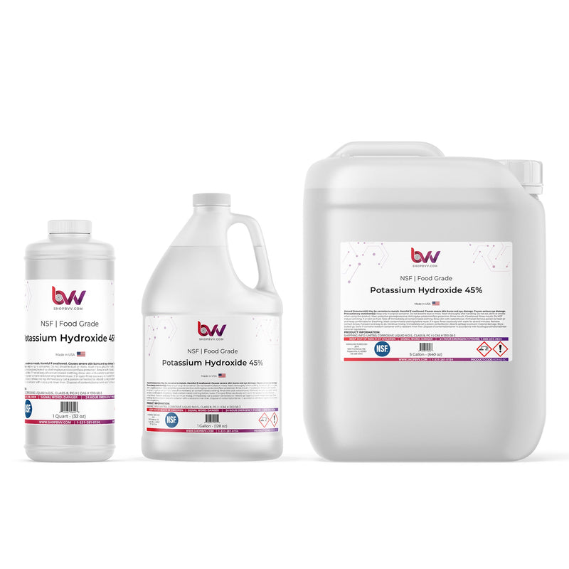 Load image into Gallery viewer, Liquid Potassium Hydroxide 45% - NSF Food Grade (KOH)
