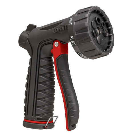 Orbit Pro Flo 7-pattern metal front trigger hose nozzle 56512