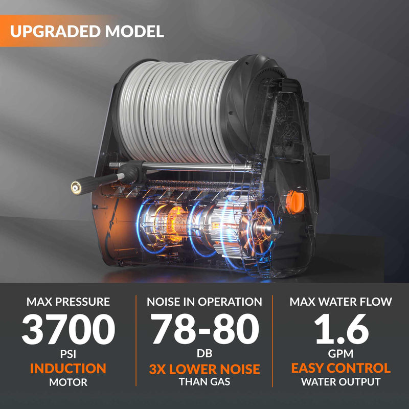 Load image into Gallery viewer, Grandfalls Retractable Pressure Washer Pro
